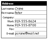 Address Book Entry