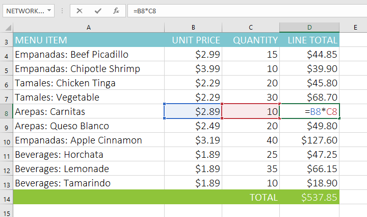 Checking a formula