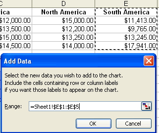 Specify Range in Add Data Dialog Box