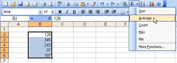 Specify Cell Range to Calculate Average