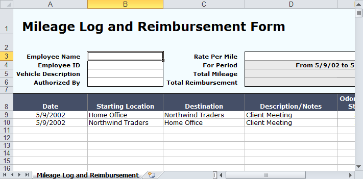 New workbook utilizing a template