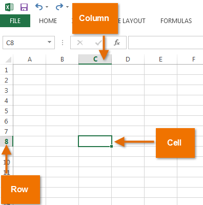 Screenshot of Excel 2013