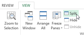 Screenshot of Excel 2013