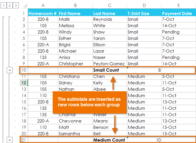 Screenshot of Excel 2013