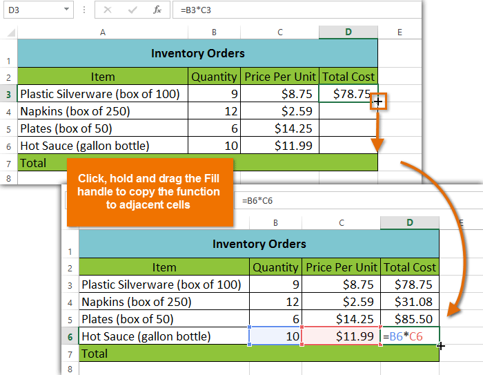 Screenshot of Excel 2013