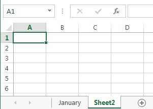 Screenshot of Excel 2013