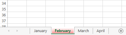 Screenshot of Excel 2013