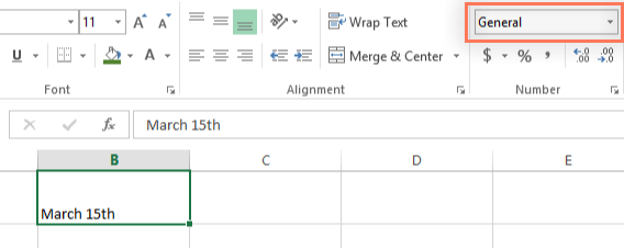 screenshot of excel 2013