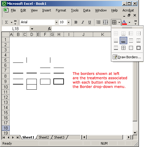 Examples of Different Border Styles