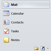 Screenshot of Microsoft Outlook 2010