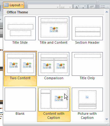 New Slide Layout Options