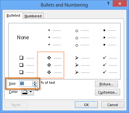 Screenshot of PowerPoint 2013