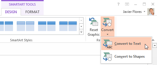 Screenshot of PowerPoint 2013