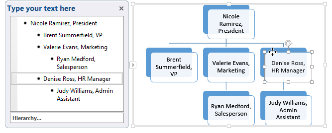 Screenshot of PowerPoint 2013