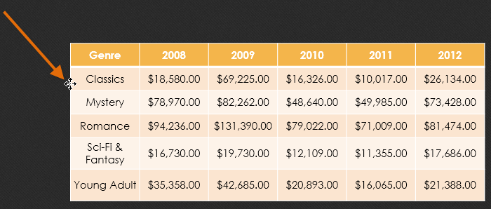 Screenshot of PowerPoint 2013