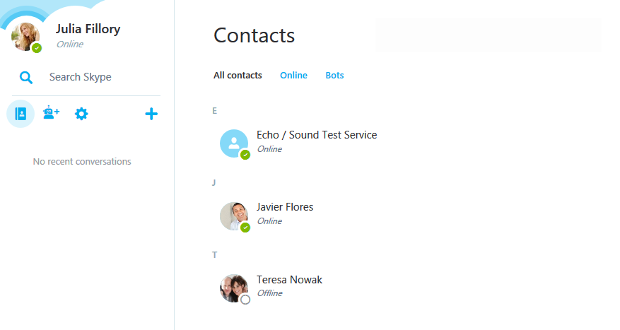 skype for web