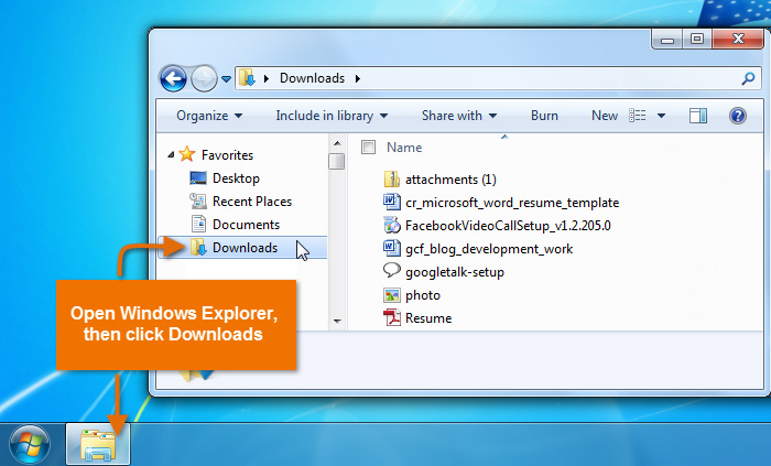 Screenshot of Windows Explorer