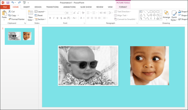 Screenshot of Microsoft PowerPoint