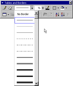 Table Borders.