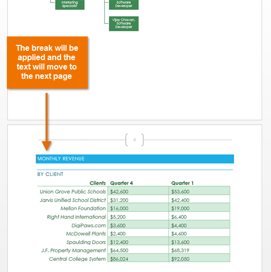 Screenshot of Word 2013