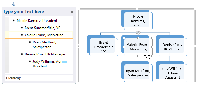 Screenshot of Word 2013