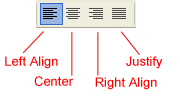 Alignment Buttons