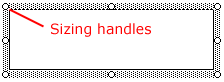 Text Box Sizing Handles