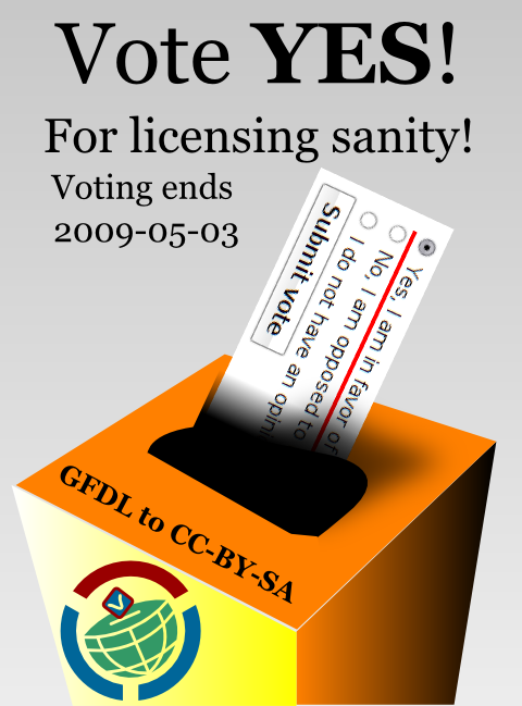 Vote YES! For licensing sanity!