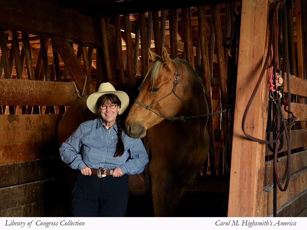 Carol M. Highsmith at Big Creek Ranch in Encampment, WY