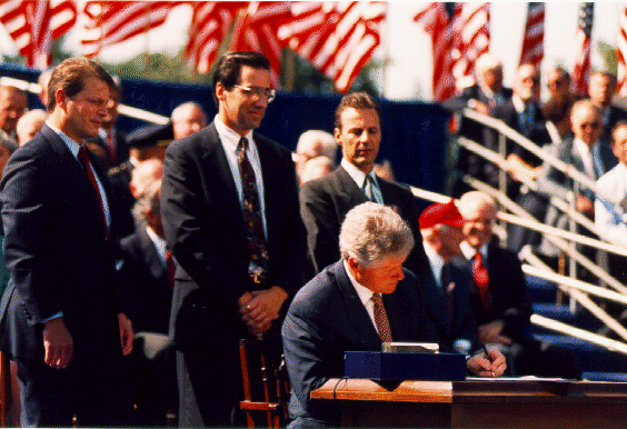 Bill Clinton Signs NAFTA