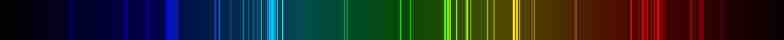 Emission spectrum of nitrogen gas