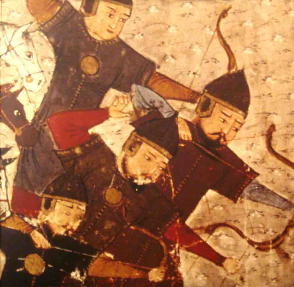 Mongol soldiers, in Jami al-Tawarikh by Rashid-al-Din Hamadani, 1305–1306