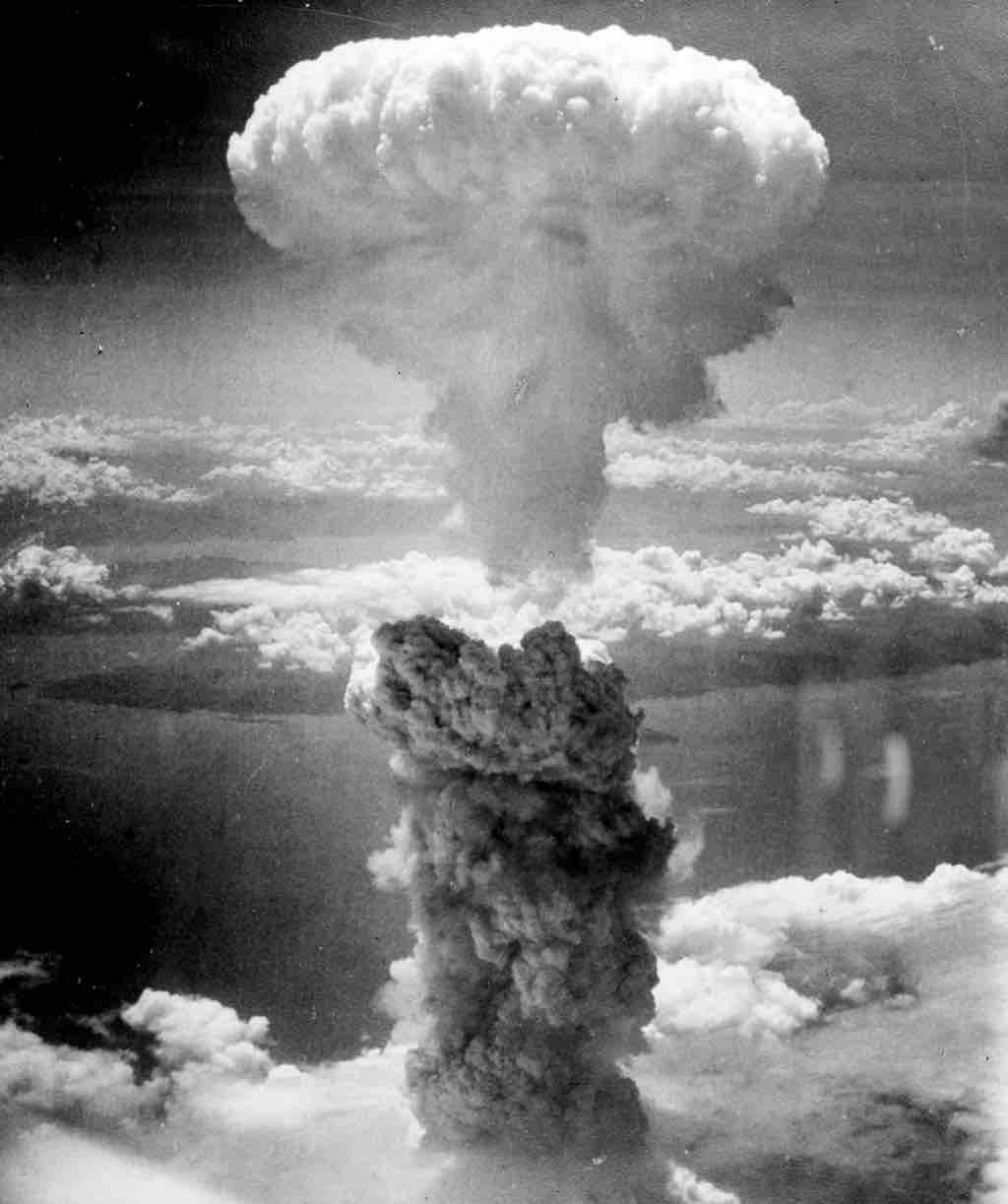 Atomic bomb explosion