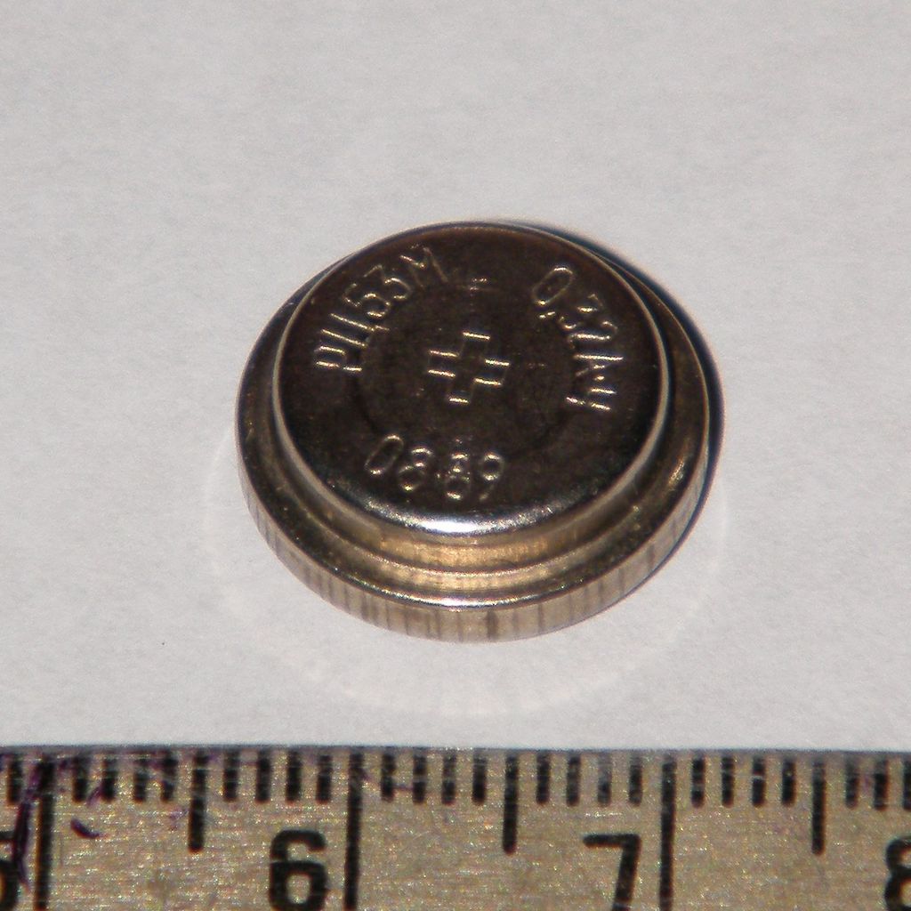 Mercury watch battery