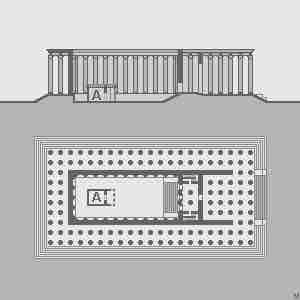 Plan and Elevation of the Temple of Apollo