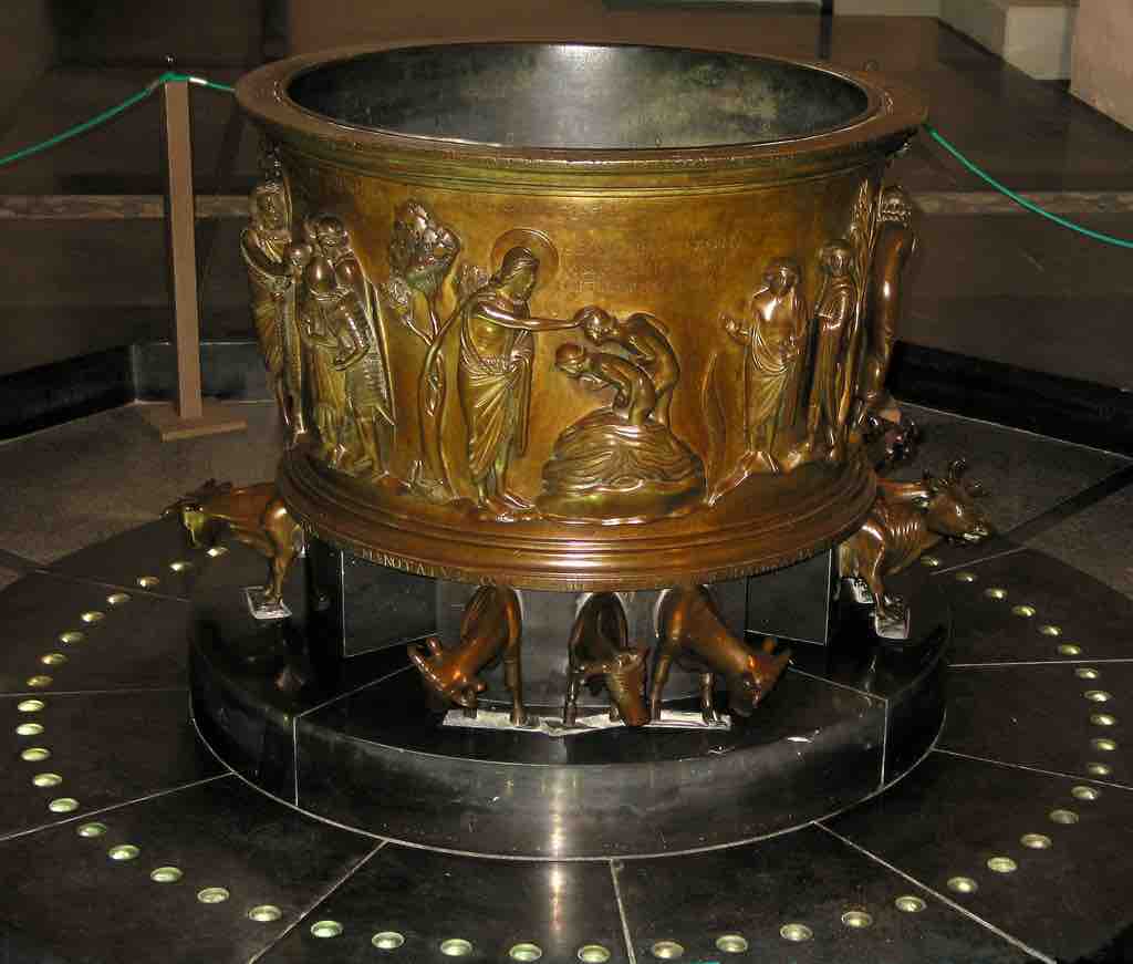 Baptismal Font at St. Bartholomew's Church