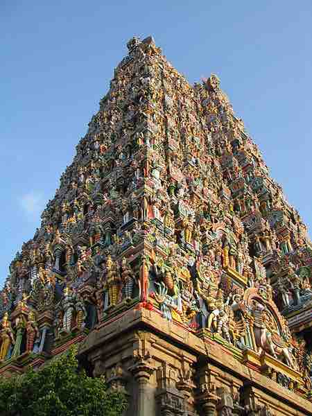 <em>Gopuram, </em>Meenakshi Amman Temple