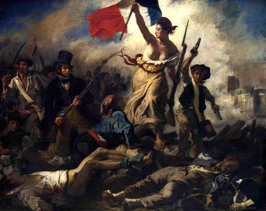 Liberty Leading the People, by Delacroix, 1830