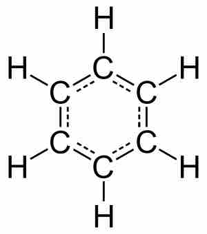 A benzene molecule