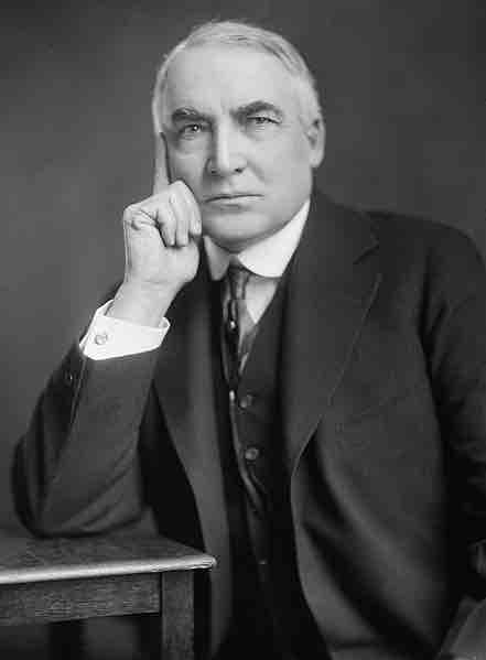 U.S. President Warren G. Harding