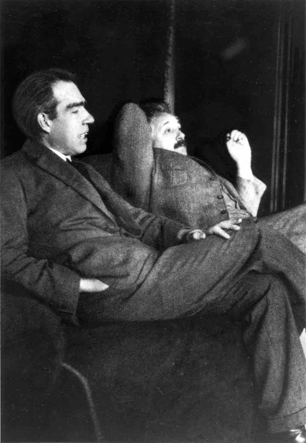 Niels Bohr and Albert Einstein