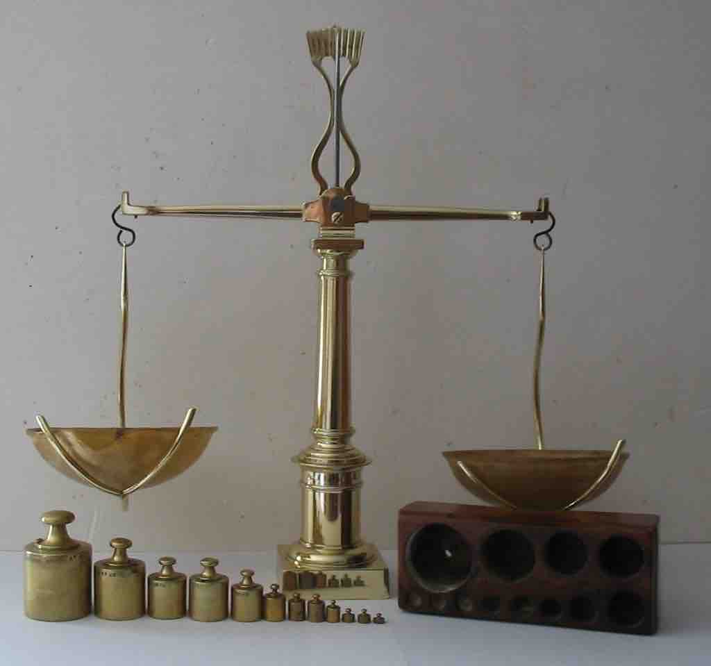 Old-fashioned scale