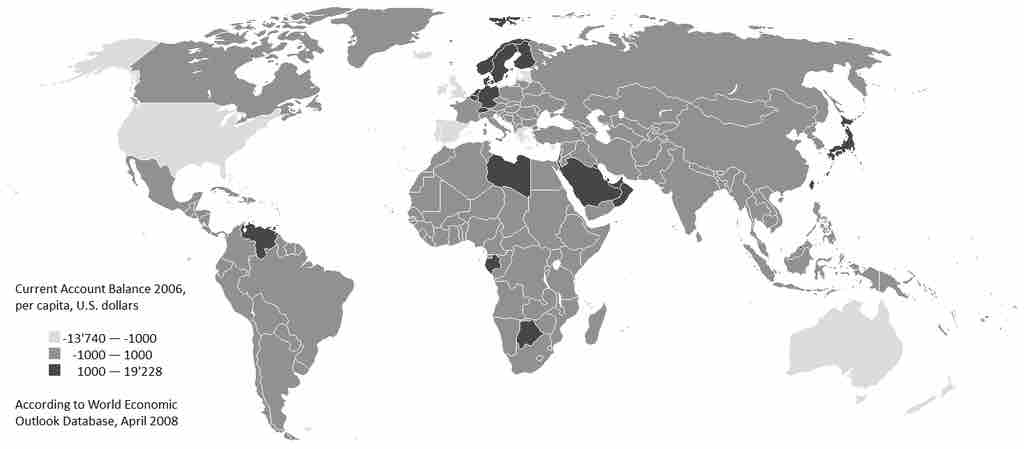 Current Account Balance, 2006