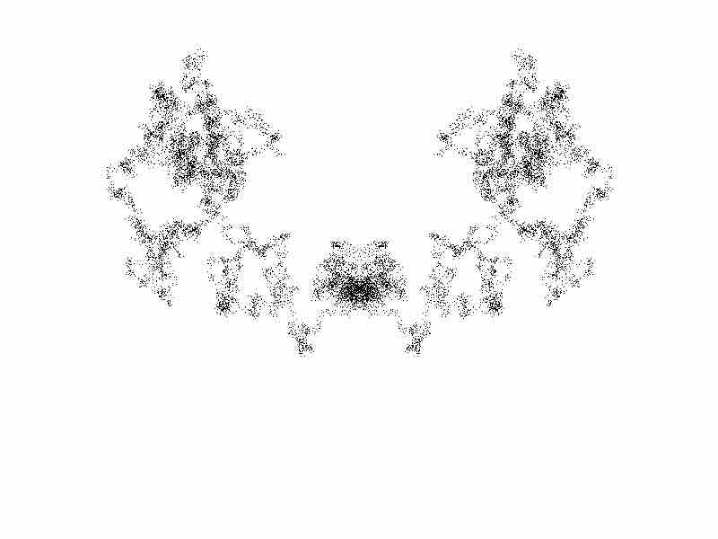 Simulated inkblot