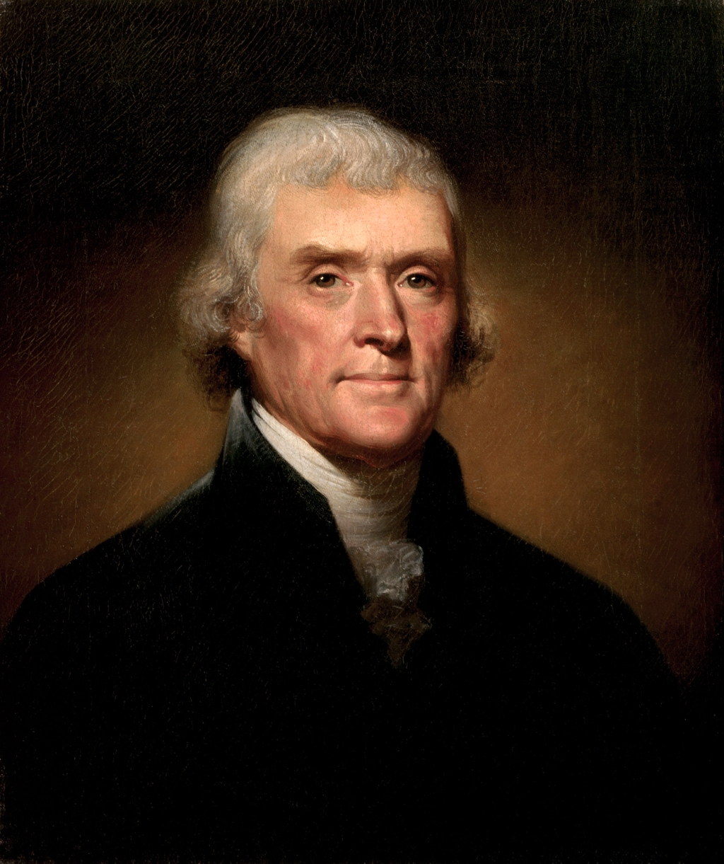 Thomas Jefferson, Founding Father and 3rd President of the United States