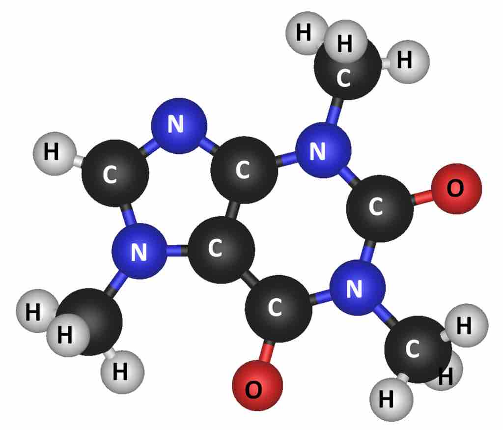 caffeine molecule