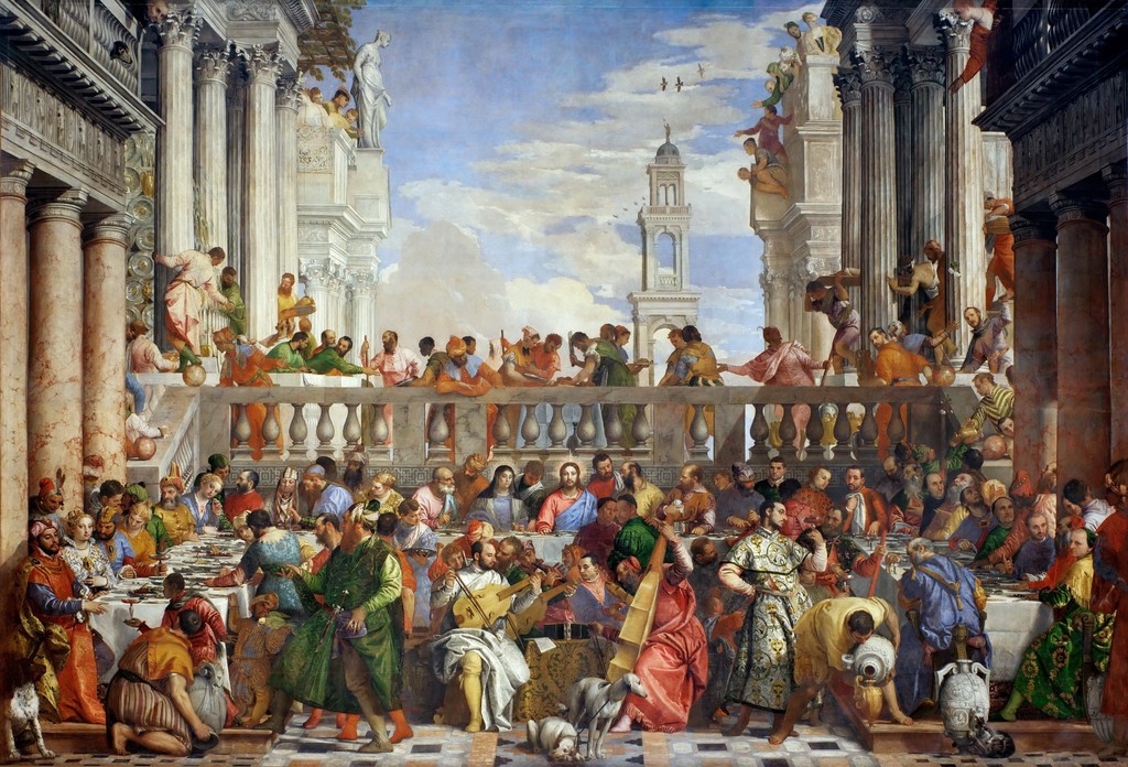 
The Wedding at Cana,
Paolo Veronese (1562–1563)
