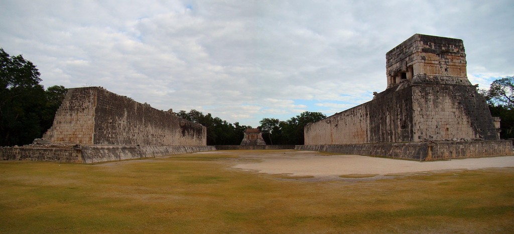 The Great Ball Court, Chichen Itza, Mexico Late Classic period, 551' x 230'  