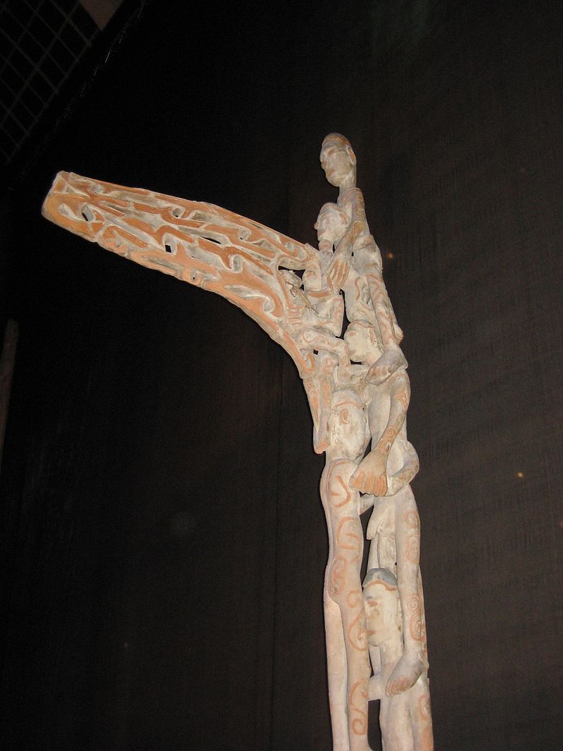 A bisj pole of the Asmat