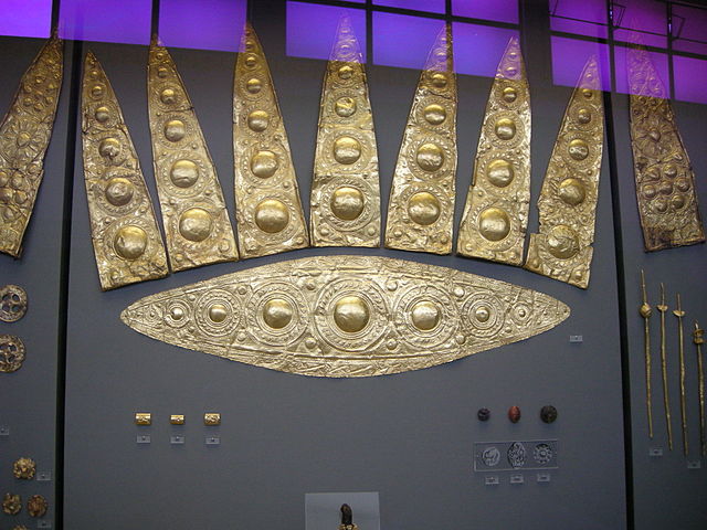 Gold diadems.